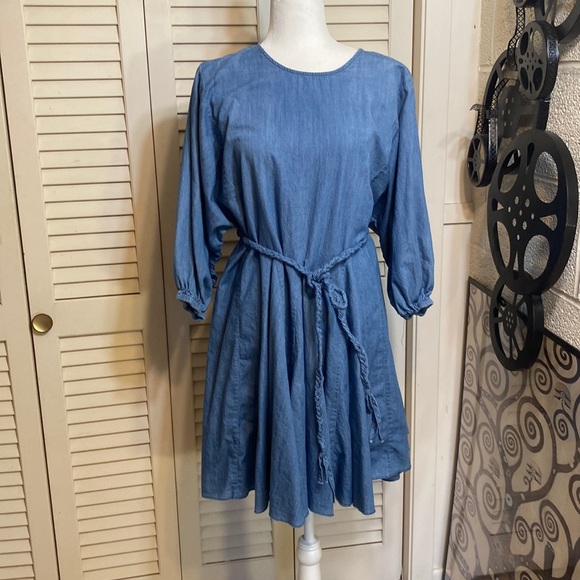 NWOT ALTR-D STATE A BEAUTIFUL SOUL “A”  fun flirty lightweight 💯 cotton dress - Picture 1 of 9